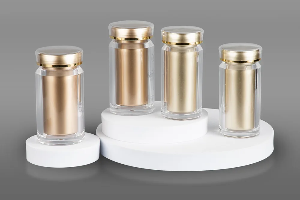 Acrylic Health Supplement Bottles For Capsules