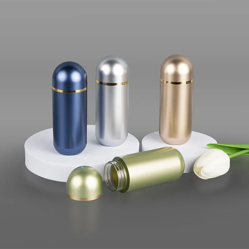 Transparante acryl tabletfles met deksel